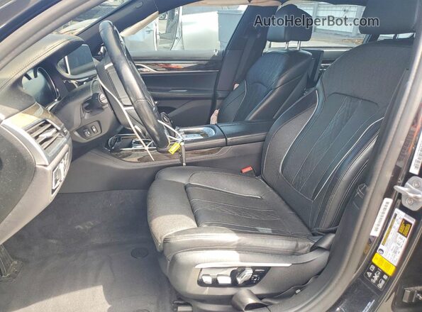 WBA7F2C52GG418655 2016 BMW 7 SERIES Silver წინა სალონის ხედი