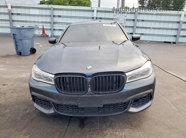 WBA7F2C52GG418655 2016 BMW 7 SERIES Silver წინა ხედი