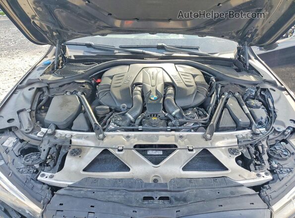 WBA7F2C52GG419529 2016 BMW 7 SERIES Black Rear interior view