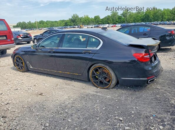 WBA7F2C52GG419529 2016 BMW 7 SERIES Black Rear left