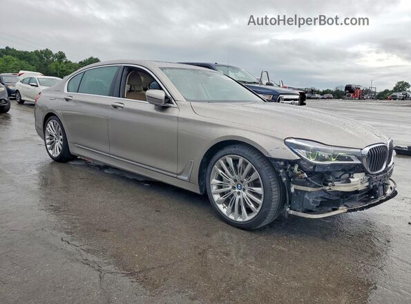 WBA7F2C52HG421878 2017 BMW 7 SERIES Серебряный Передняя правая четверть