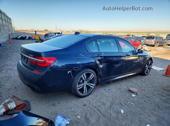 WBA7F2C53GG420348 2016 BMW 7 SERIES Black Задня права чверть