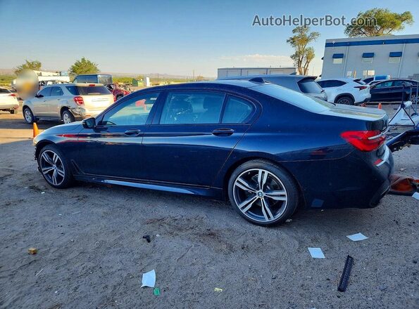 WBA7F2C53GG420348 2016 BMW 7 SERIES Black Задня ліва чверть