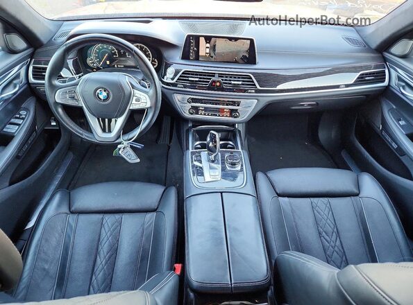 WBA7F2C53GG420348 2016 BMW 7 SERIES Black Вид панелі приладів