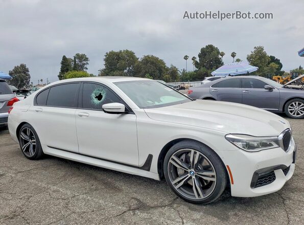 WBA7F2C54GG416258 2016 BMW 7 SERIES White Delantero derecho