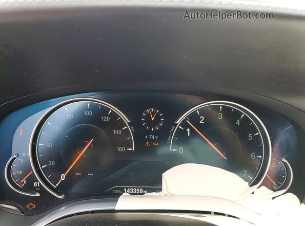 WBA7F2C54GG416258 2016 BMW 7 SERIES White Vista del cuadro de instrumentos