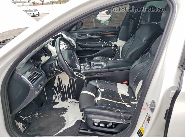 WBA7F2C54GG416258 2016 BMW 7 SERIES White Vista interior delantera