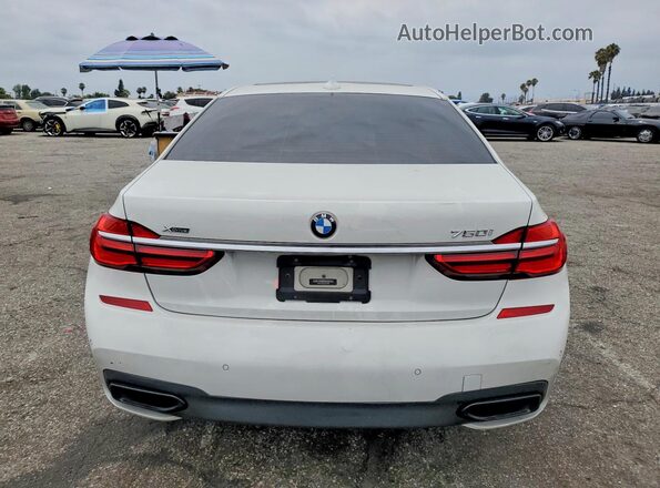 WBA7F2C54GG416258 2016 BMW 7 SERIES White Vista trasera