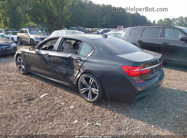 WBA7F2C55GG416043 2016 BMW 7 SERIES Black Rear left