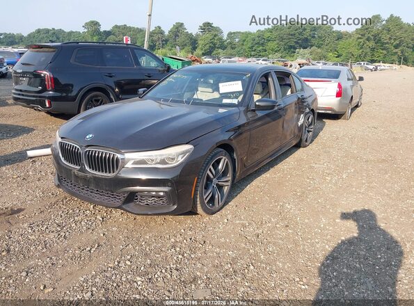 WBA7F2C55GG416043 2016 BMW 7 SERIES Black Front left