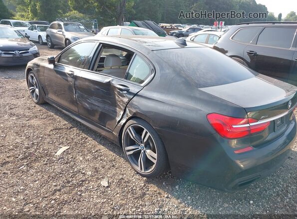 WBA7F2C55GG416043 2016 BMW 7 SERIES Black Front view