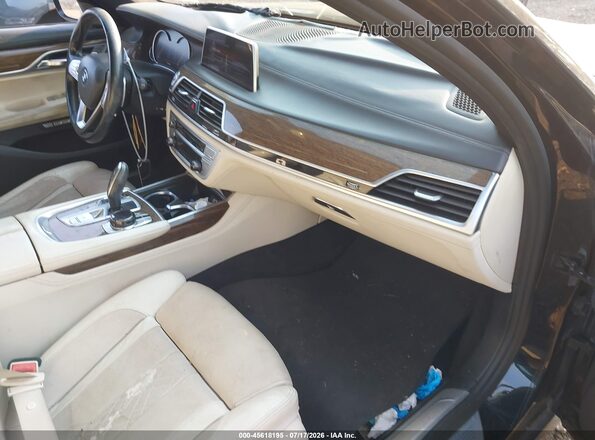 WBA7F2C55GG416043 2016 BMW 7 SERIES Black Front interior view