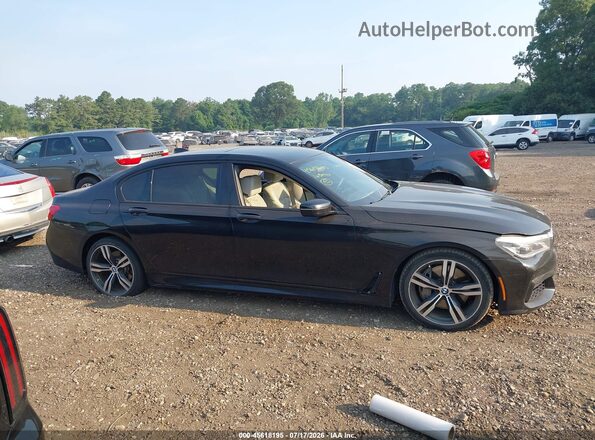 WBA7F2C55GG416043 2016 BMW 7 SERIES Black Rear interior view