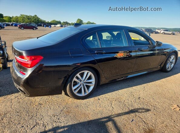 WBA7F2C55GG420299 2016 BMW 7 SERIES Black Задня права чверть