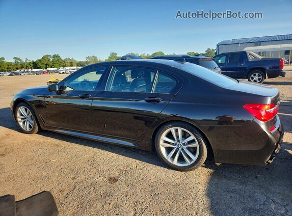WBA7F2C55GG420299 2016 BMW 7 SERIES Black Задня ліва чверть