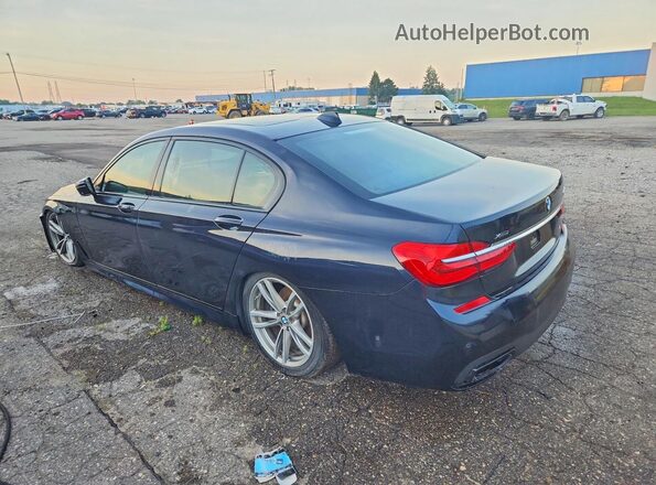 WBA7F2C55GG420836 2016 BMW 7 SERIES Black Հետևի ձախ