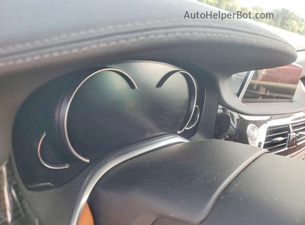 WBA7F2C55HG422684 2017 BMW 7 SERIES Blue Вид щитка приладів
