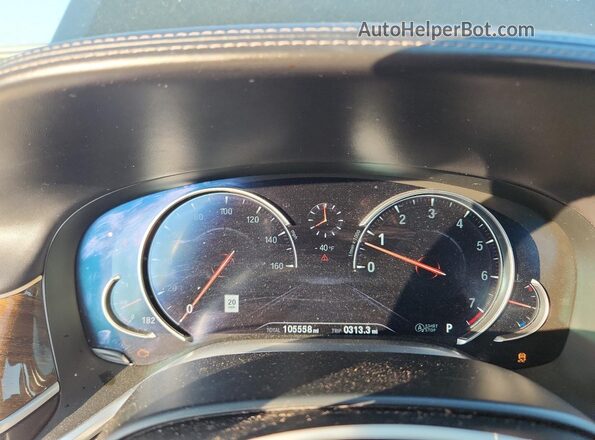 WBA7F2C56KB238990 2019 BMW 7 SERIES Black Widok zestawu wskaźników