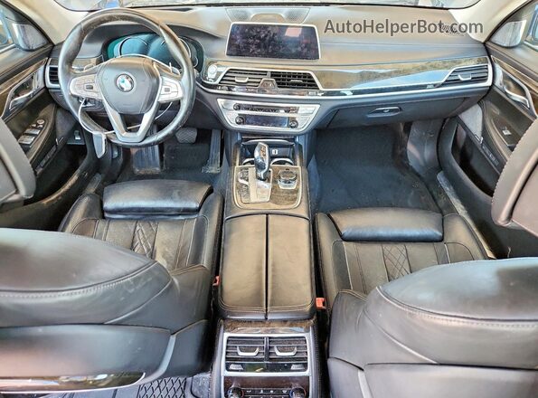 WBA7F2C57GGE12322 2016 BMW 7 SERIES Gray წინა პანელის ხედი