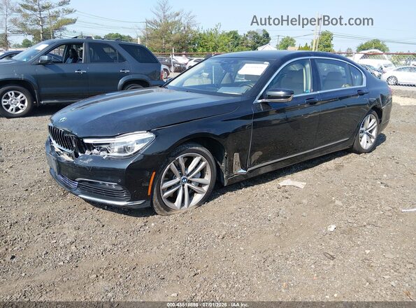 WBA7F2C58GG421060 2016 BMW 7 SERIES Black Передня ліва чверть