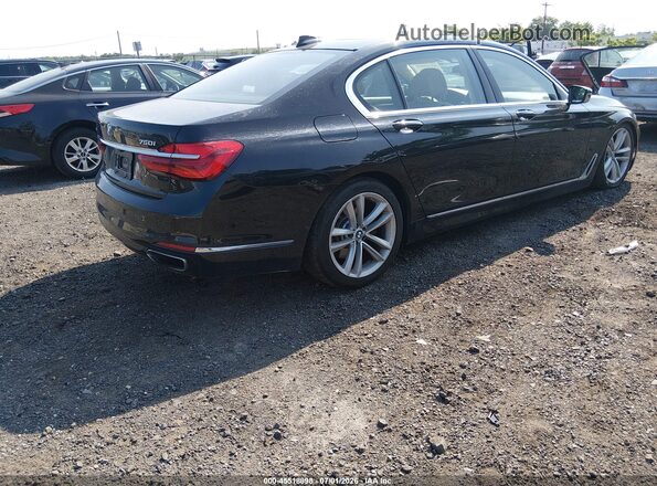 WBA7F2C58GG421060 2016 BMW 7 SERIES Black Задня права чверть
