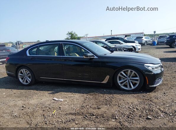 WBA7F2C58GG421060 2016 BMW 7 SERIES Black Вид задньої частини салону