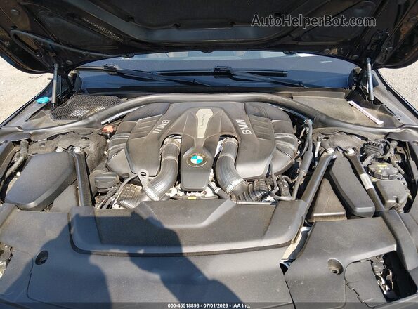 WBA7F2C58GG421060 2016 BMW 7 SERIES Black Вид ззаду