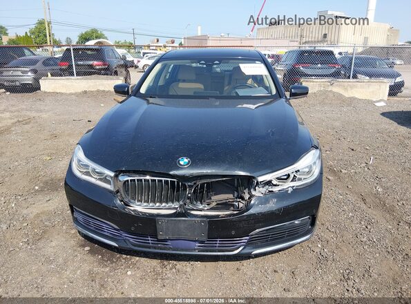 WBA7F2C58GG421060 2016 BMW 7 SERIES Black Вид щитка приладів