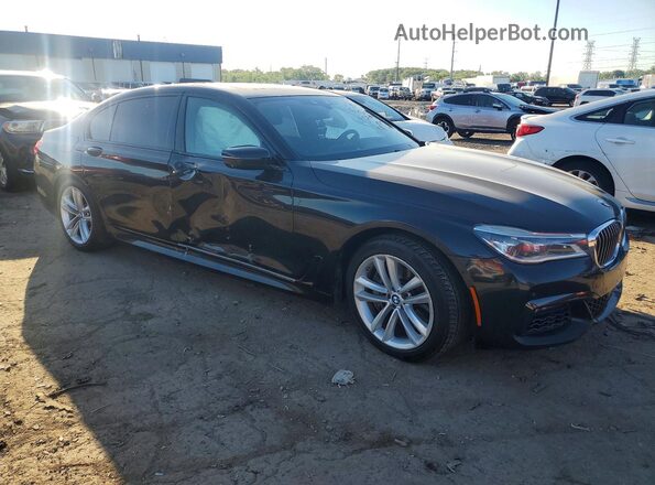 WBA7F2C59GG419706 2016 BMW 7 SERIES Black Delantero derecho