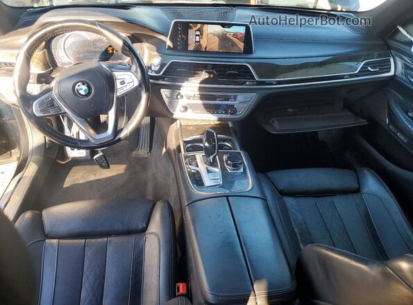 WBA7F2C59GG419706 2016 BMW 7 SERIES Black Vista del salpicadero