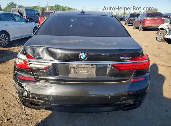 WBA7F2C59GG419706 2016 BMW 7 SERIES Black Vista trasera