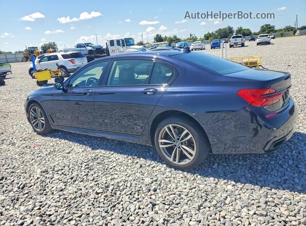 WBA7F2C59JB238674 2018 BMW 7 SERIES Blue უკანა მარცხენა
