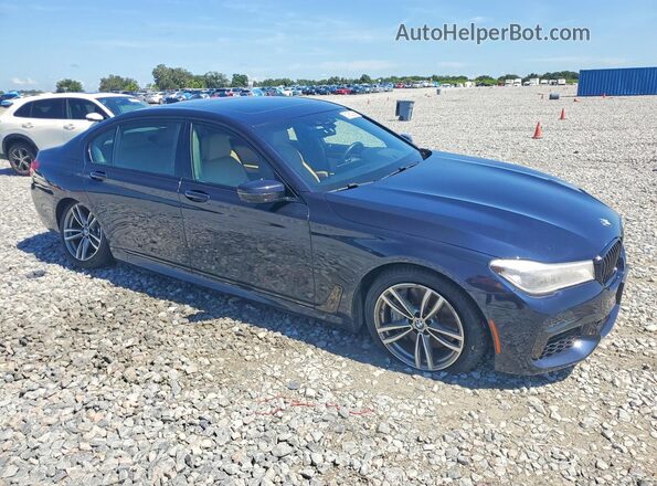 WBA7F2C59JB238674 2018 BMW 7 SERIES Blue წინა მარჯვენა