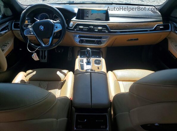 WBA7F2C59JB238674 2018 BMW 7 SERIES Blue წინა პანელის ხედი