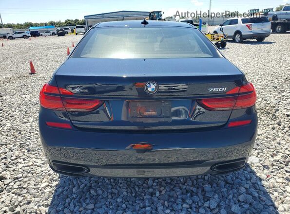 WBA7F2C59JB238674 2018 BMW 7 SERIES Blue უკანა ხედი