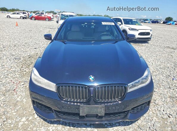 WBA7F2C59JB238674 2018 BMW 7 SERIES Blue წინა ხედი