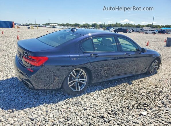 WBA7F2C59JB238674 2018 BMW 7 SERIES Blue უკანა მარჯვენა