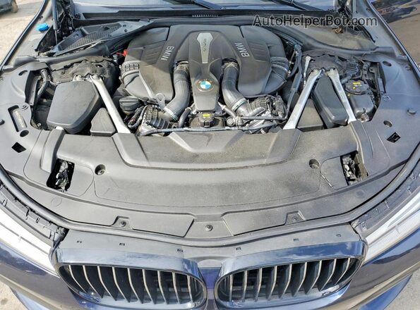 WBA7F2C59KB240149 2019 BMW 7 SERIES Black Widok wnętrza z tyłu