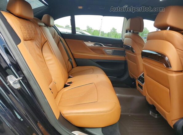 WBA7F2C59KB240149 2019 BMW 7 SERIES Black Widok tylnych siedzeń