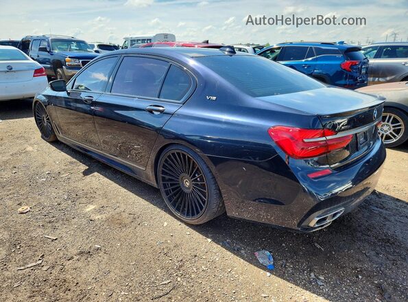 WBA7H6C56KG615158 2019 BMW M6 Синий Задняя левая четверть