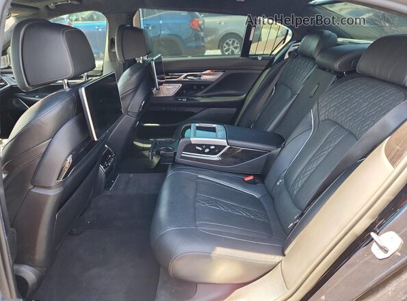 WBA7H6C56KG615158 2019 BMW M6 Синий Вид задних сидений