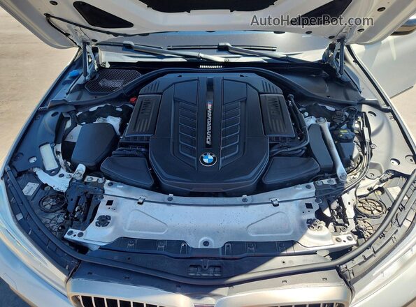 WBA7H6C58KG615050 2019 BMW M6 Белый Вид задней части салона