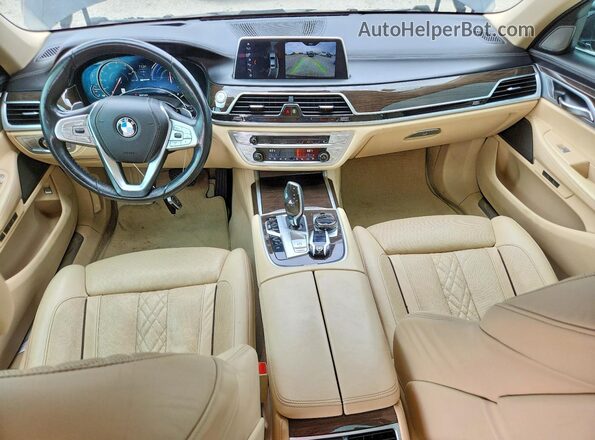 WBA7J2C52JG938408 2018 BMW 7 SERIES Black Vista del salpicadero