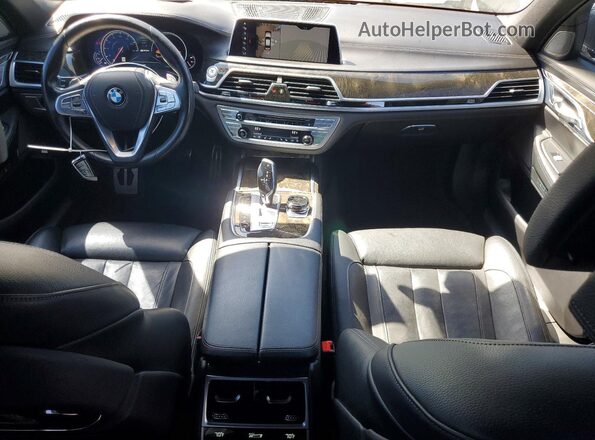 WBA7J2C5XJG938446 2018 BMW 7 SERIES Gray Առջևի վահանակի տեսք