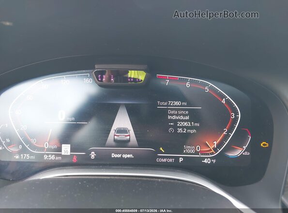 WBA7T2C01LCD75752 2020 BMW 7 SERIES Black Vista de los asientos traseros