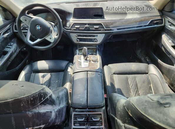 WBA7T2C02LCE39345 2020 BMW 7 SERIES Silver Dashboard view