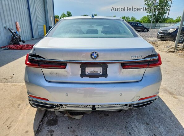 WBA7T2C02LCE39345 2020 BMW 7 SERIES Silver Rear view