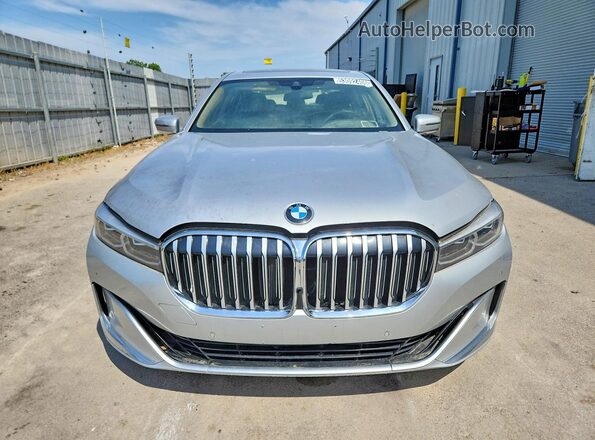 WBA7T2C02LCE39345 2020 BMW 7 SERIES Silver Front view