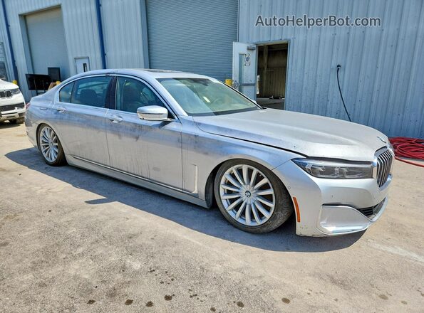 WBA7T2C02LCE39345 2020 BMW 7 SERIES Silver Front right