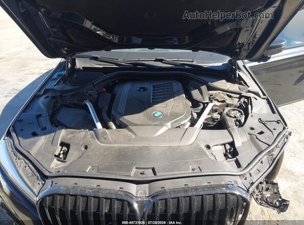 WBA7T2C04NCK36019 2022 BMW 7 SERIES Black Вид ззаду